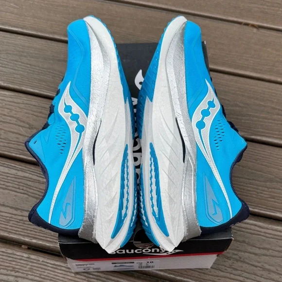 Saucony Vibrant Blue Athletic Sneakers - Picture 3 of 5
